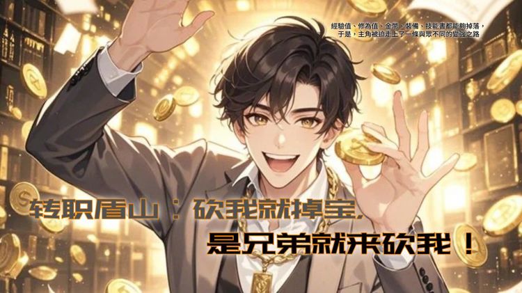 轉職盾山：砍我就掉寶，是兄弟就來砍我！