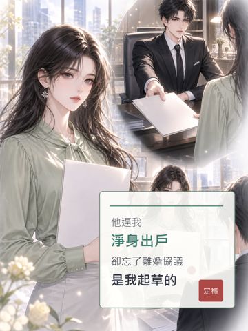 他逼我淨身出戶，卻忘了離婚協議是我起草的