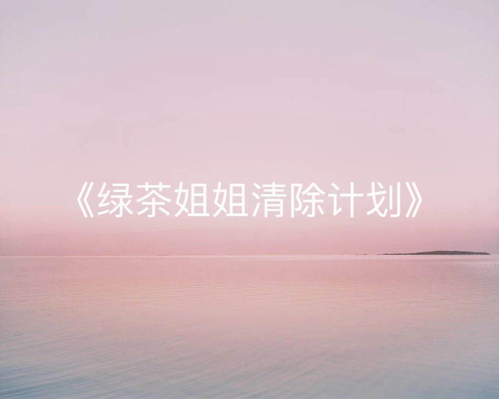 綠茶姐姐清楚計劃
