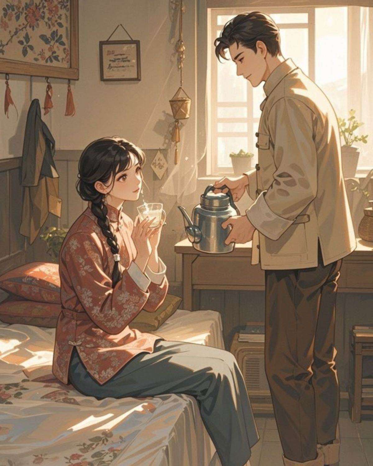 七零軍婚，換親后搬空女主的空間