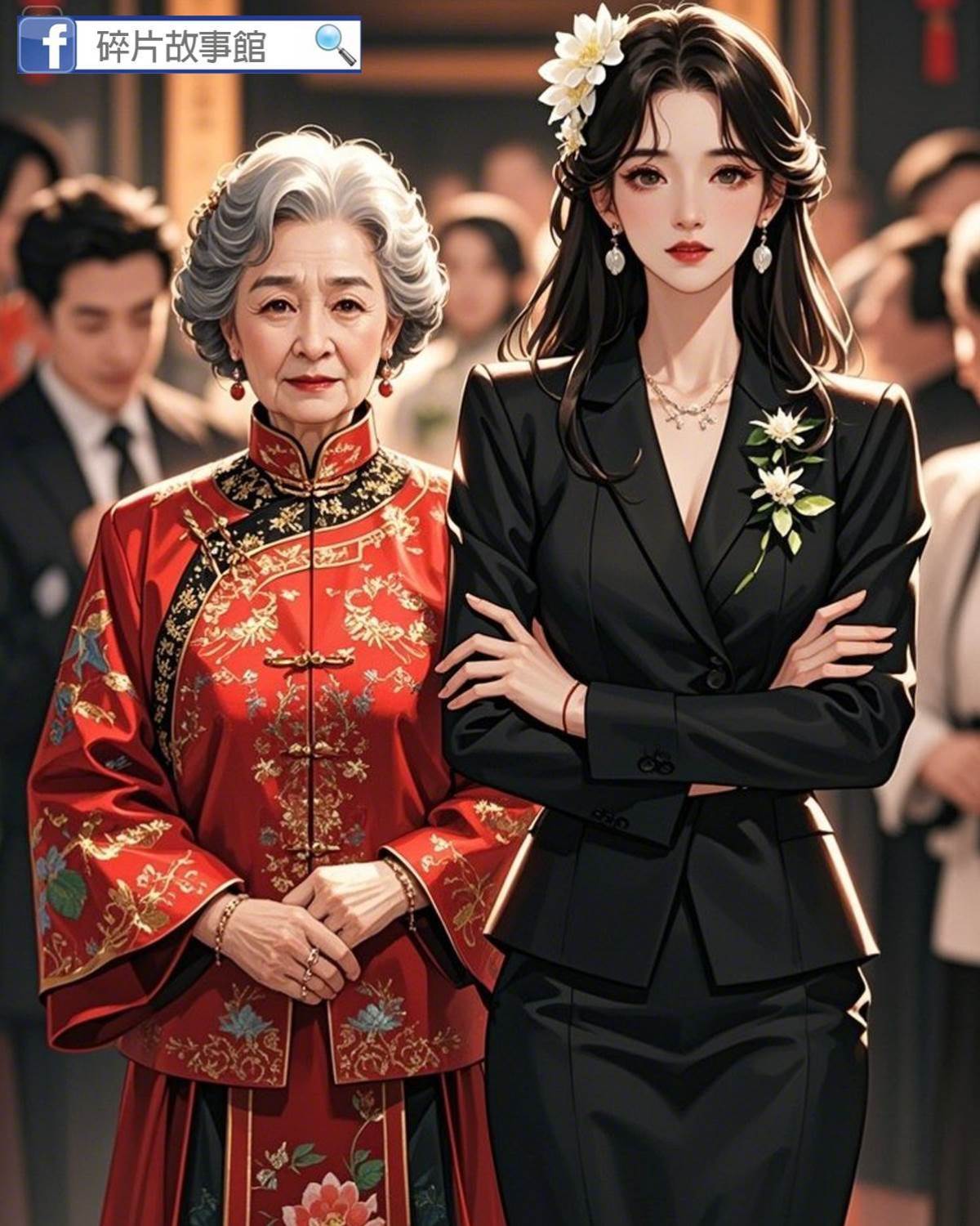 婆婆非要在婚禮上穿紅色秀禾服