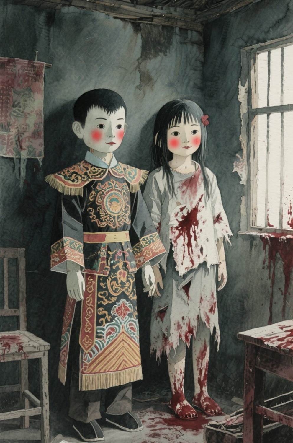 紙扎童子托生噩夢