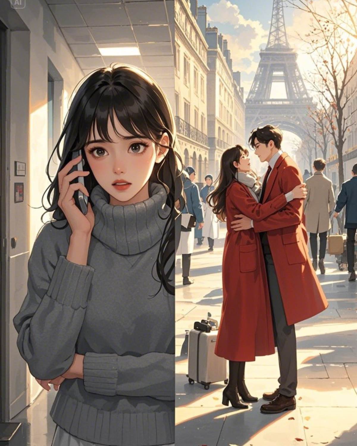 他站在回憶盡頭