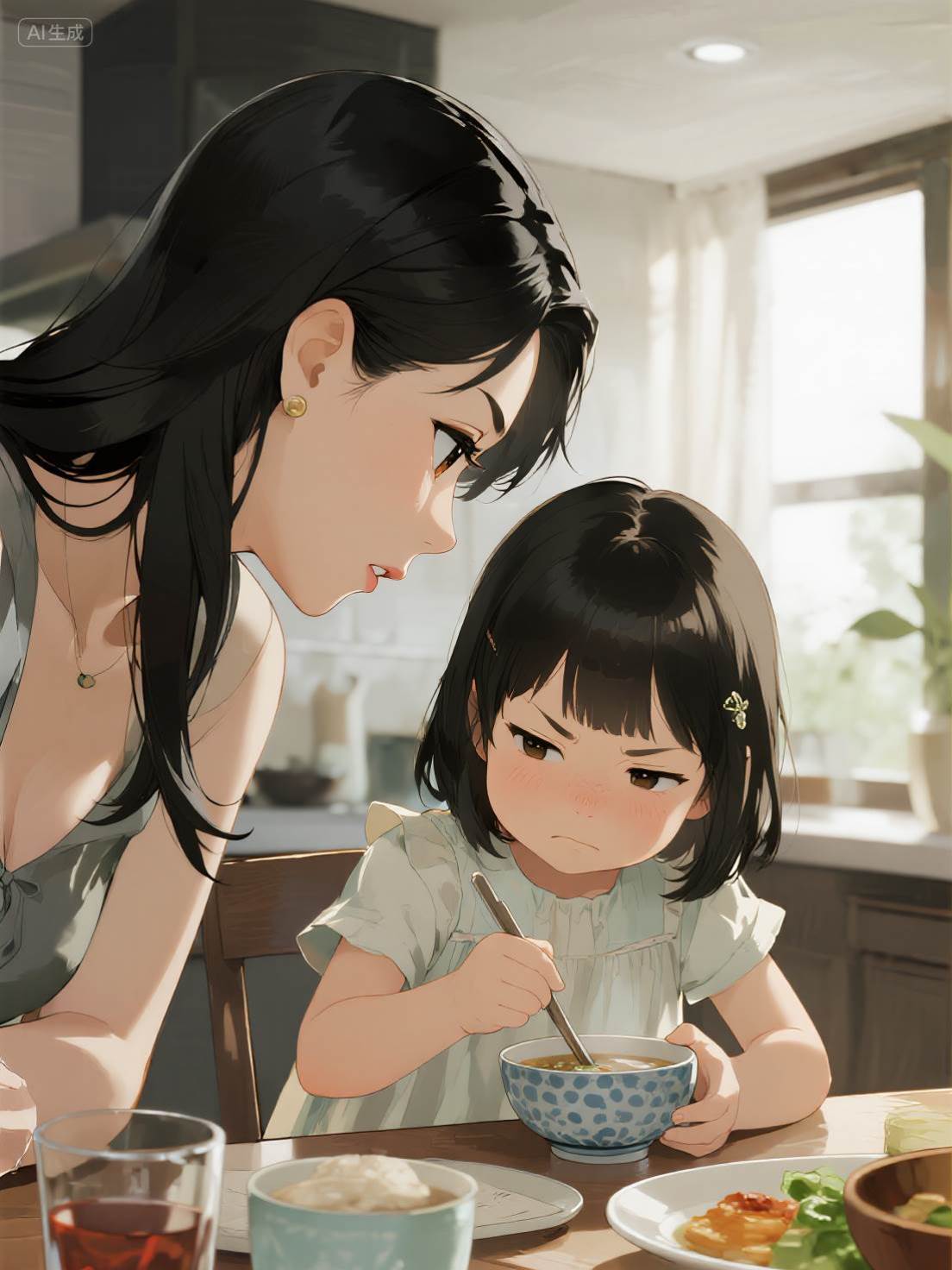 女兒砸了我熬的粥，我選擇離婚