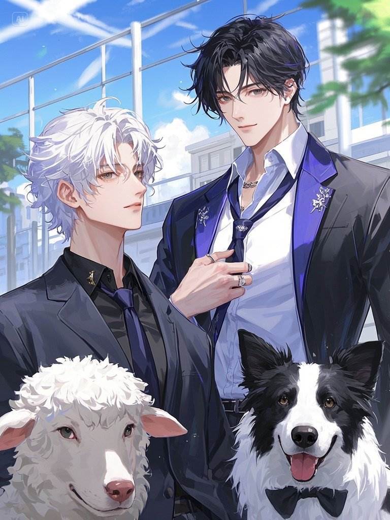 羊羊我啊，泡到牧羊犬啦