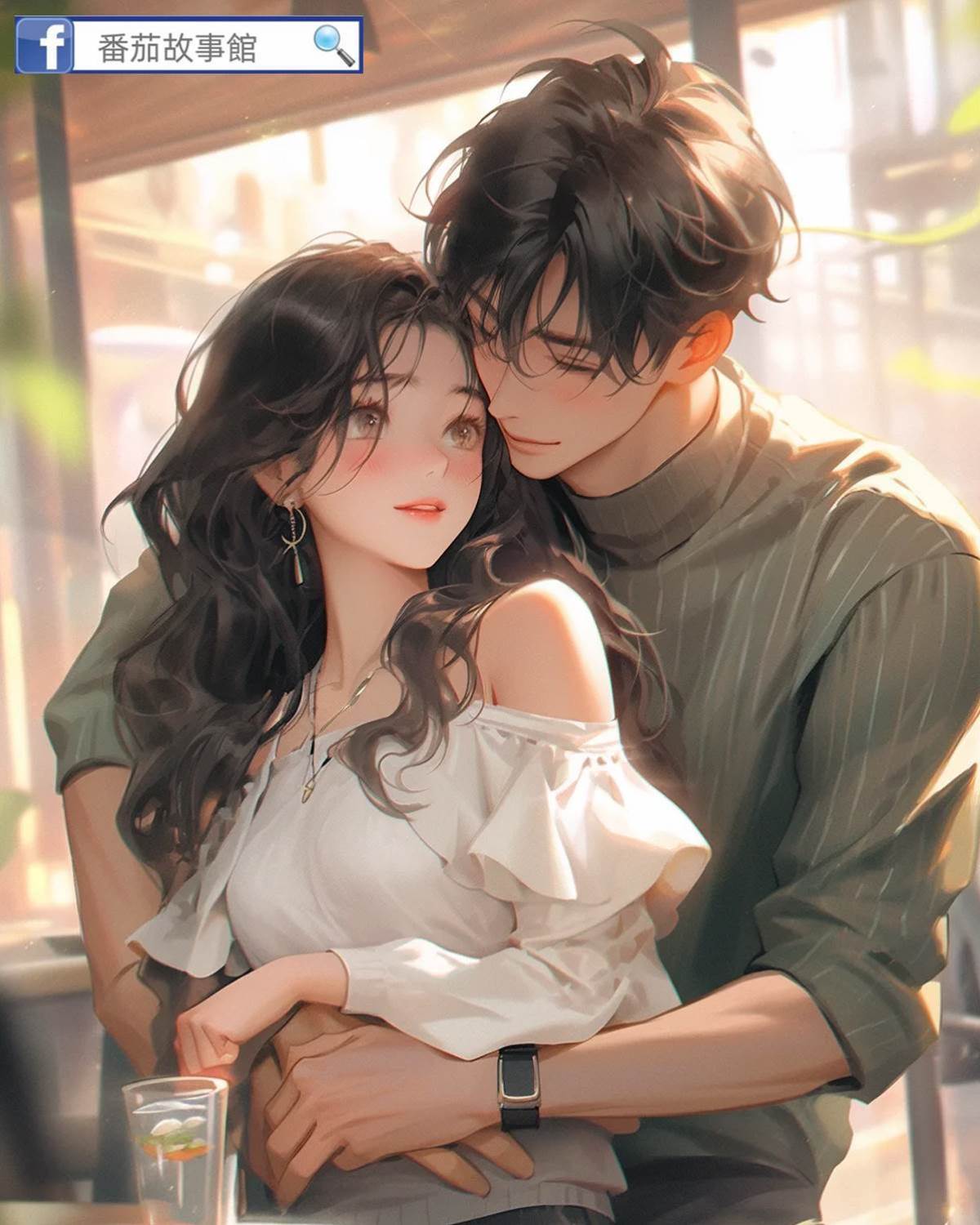 當冷白皮薩摩耶遇上黑皮犬