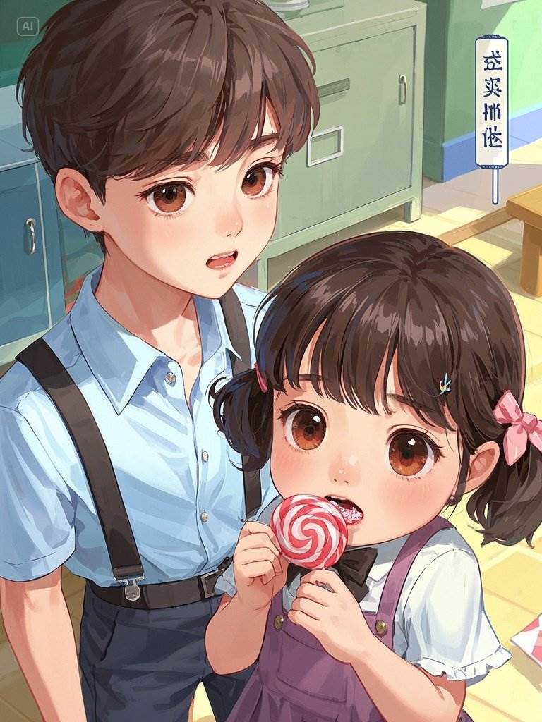 我和小叔一起上幼兒園