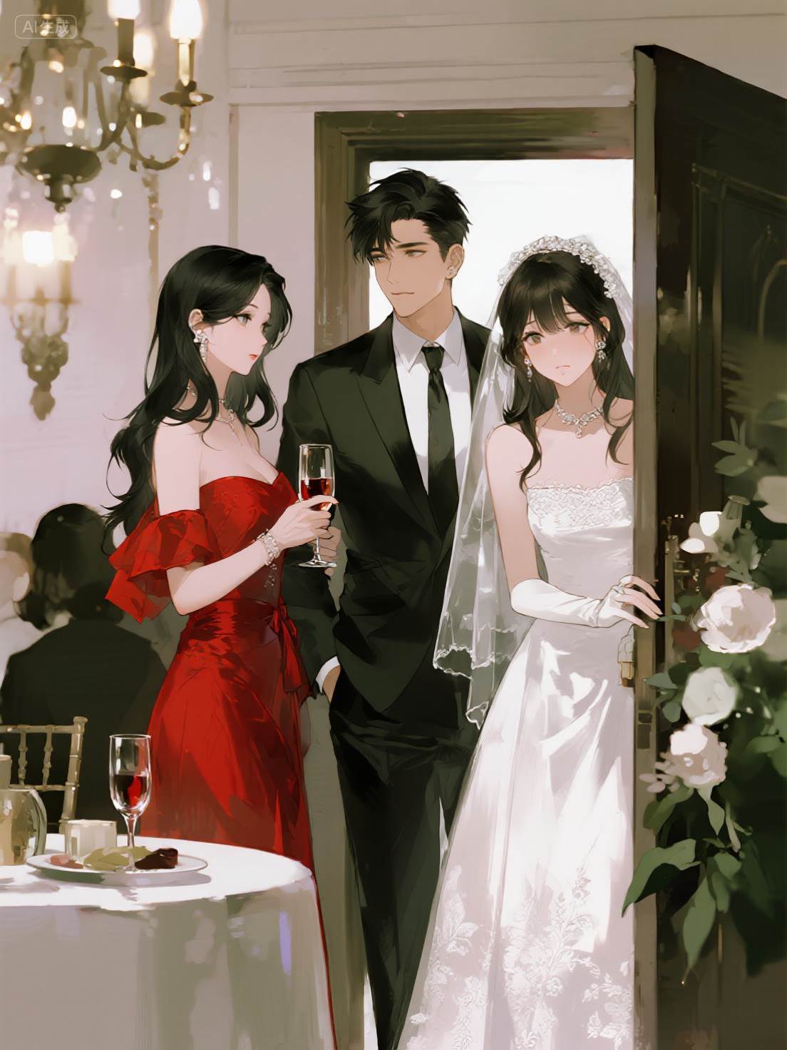 結婚當天，我資助的綠茶來搶婚了