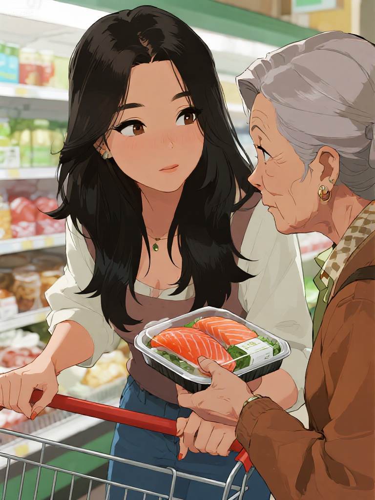 逛了一次超市后，我和媽媽斷親了