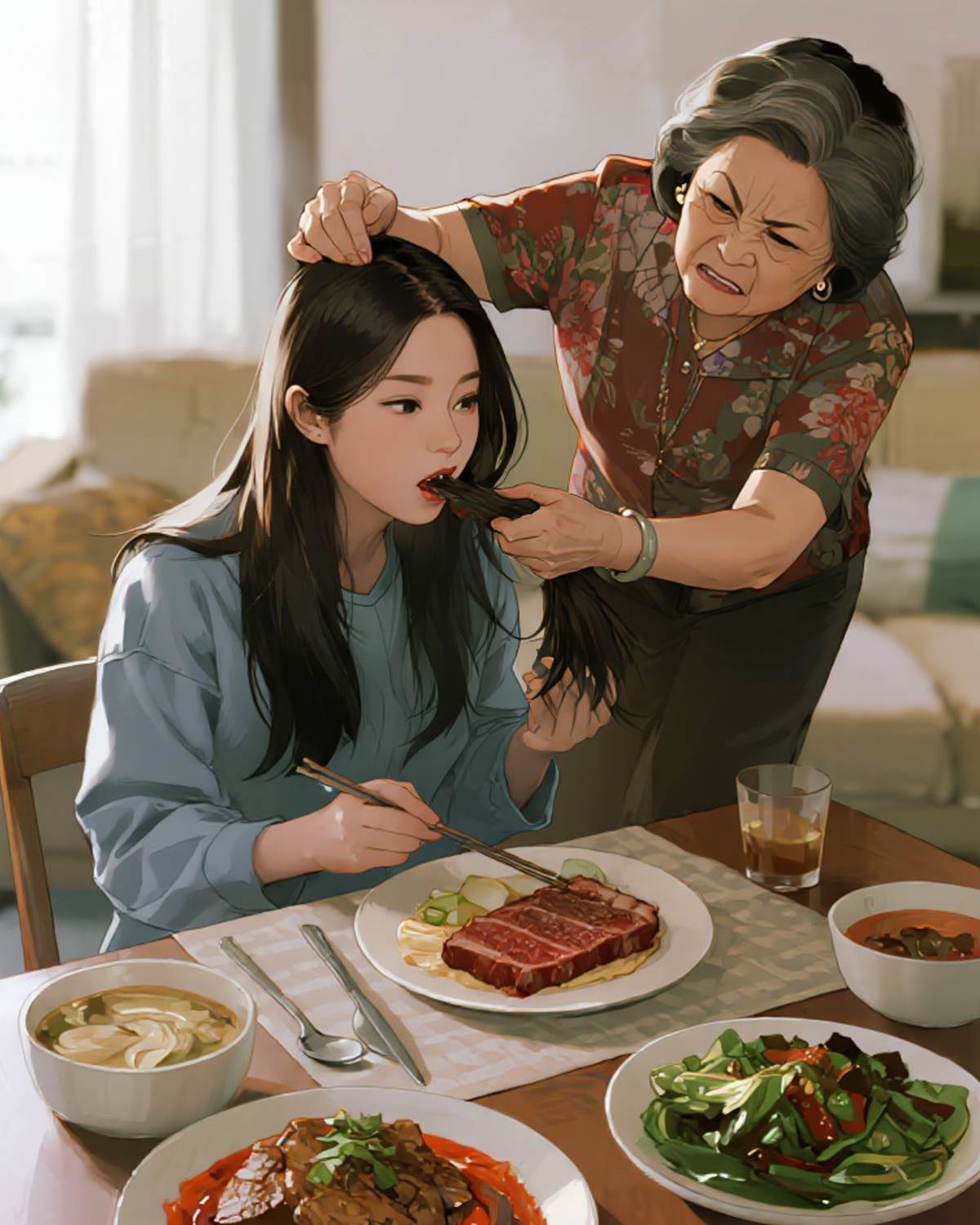 我讓女鬼和控制狂老媽對掏