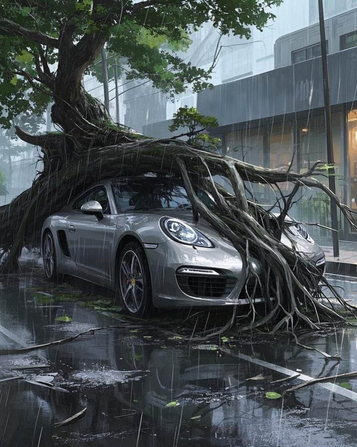 豪車中的死亡夫妻