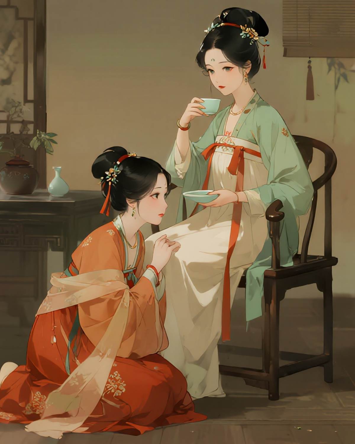 堅貞不渝的寡嫂懷孕了