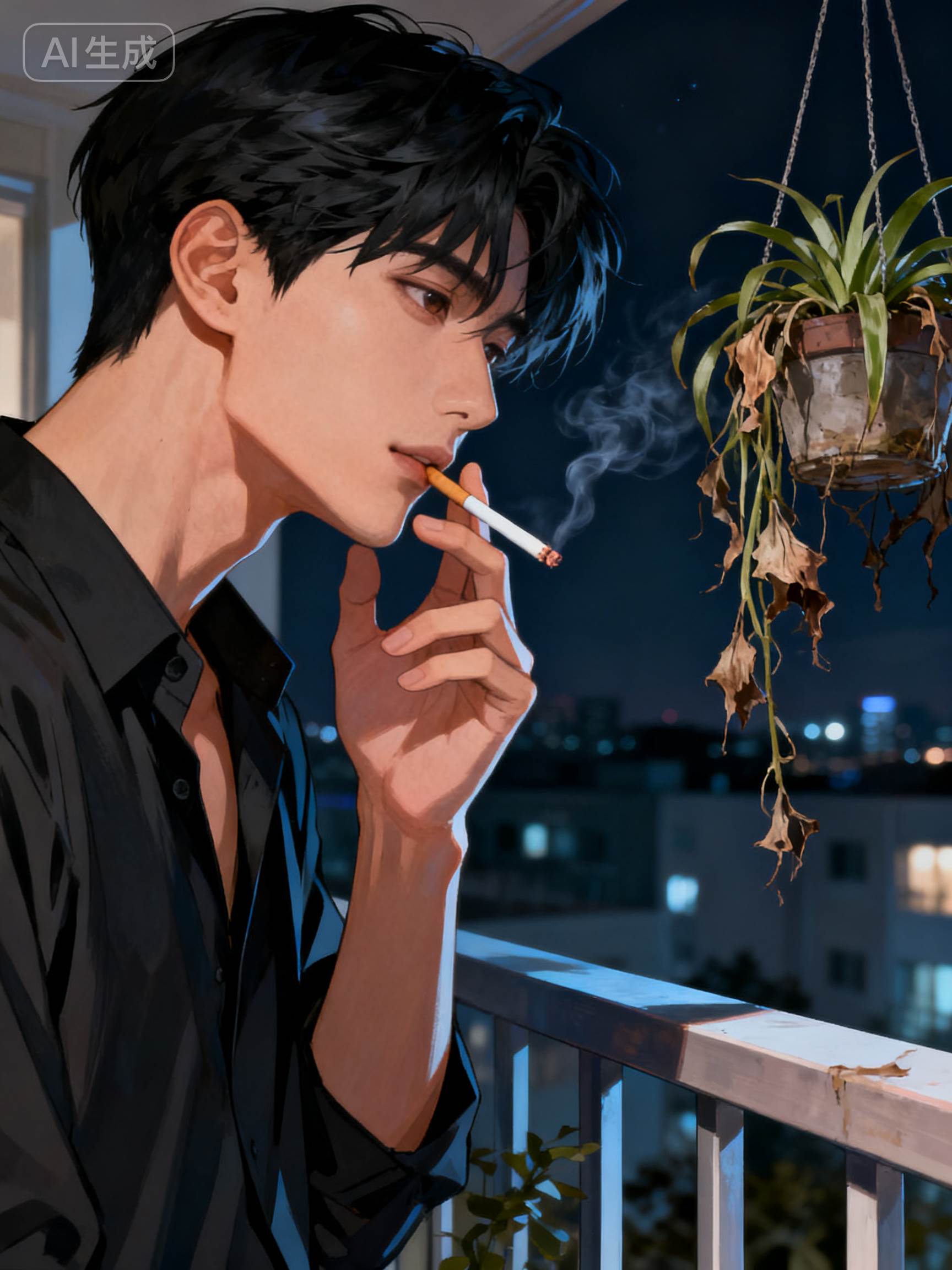 陽臺的盆栽枯了，我才知前妻快碎了