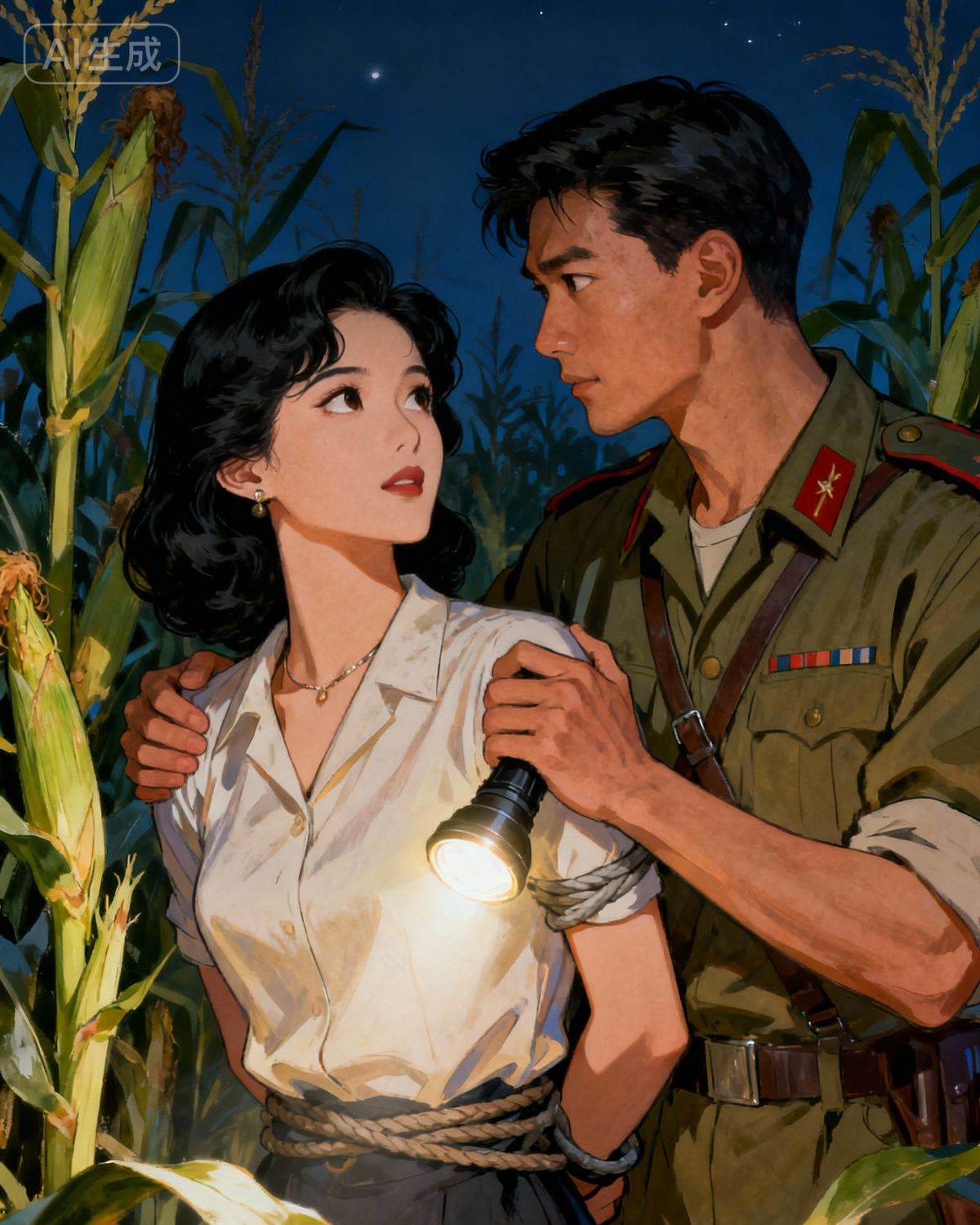 藏孕肚隨軍，凝脂美人風靡家屬院