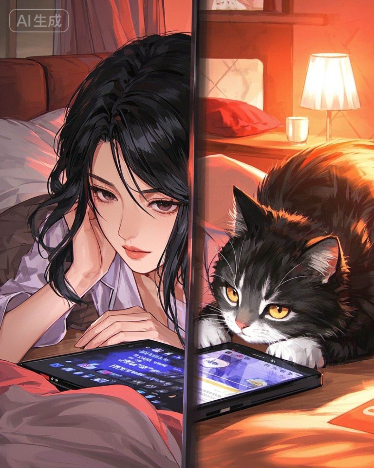 當野人被小貓領養