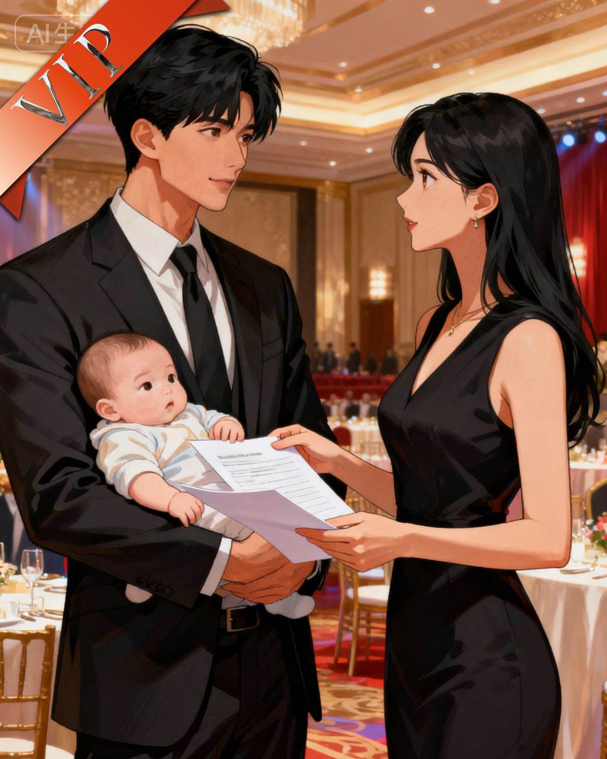 隱婚七年，老公給私生子辦滿月宴