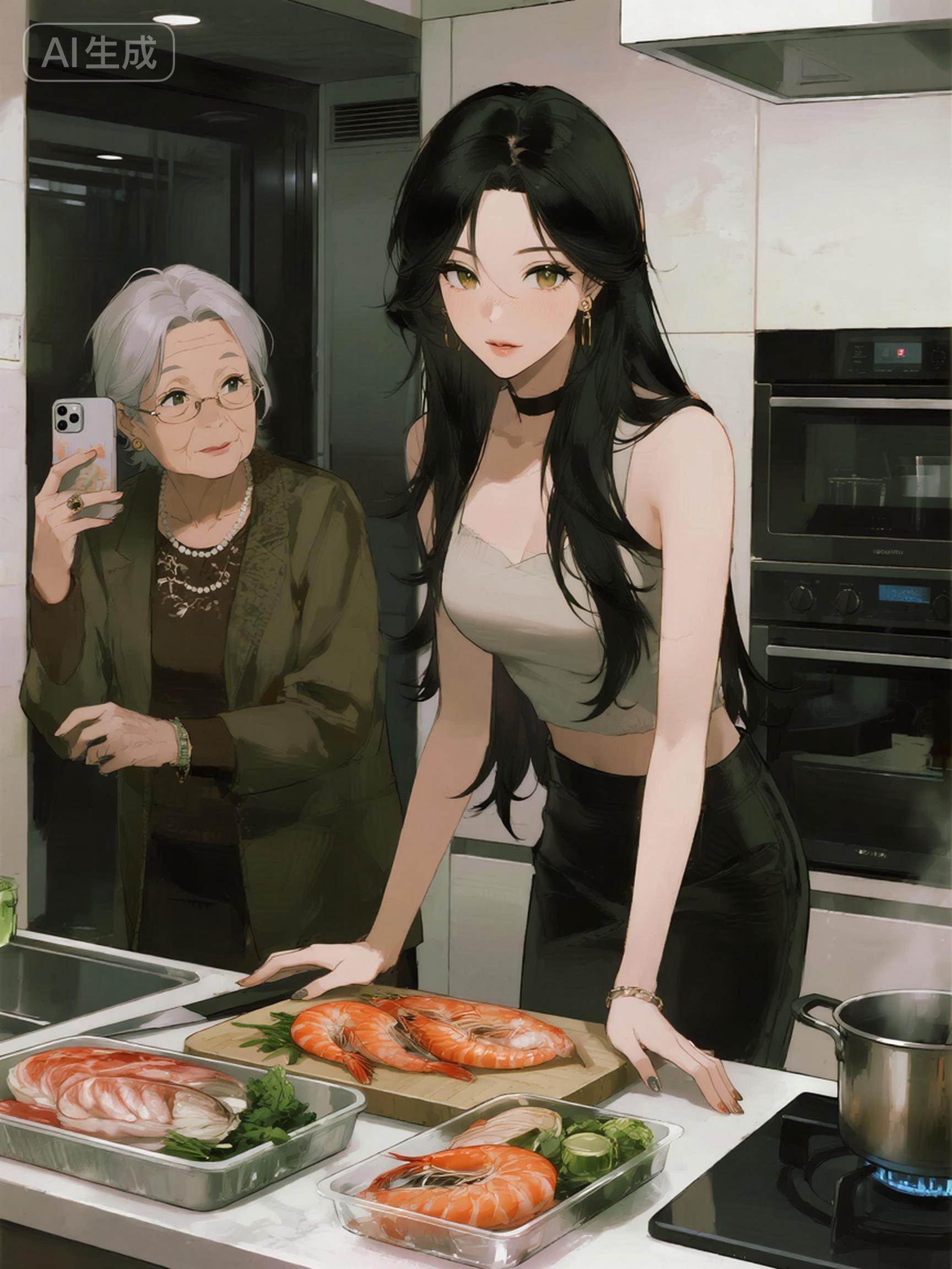 婆婆是個炫耀精，什麼事都往朋友圈發