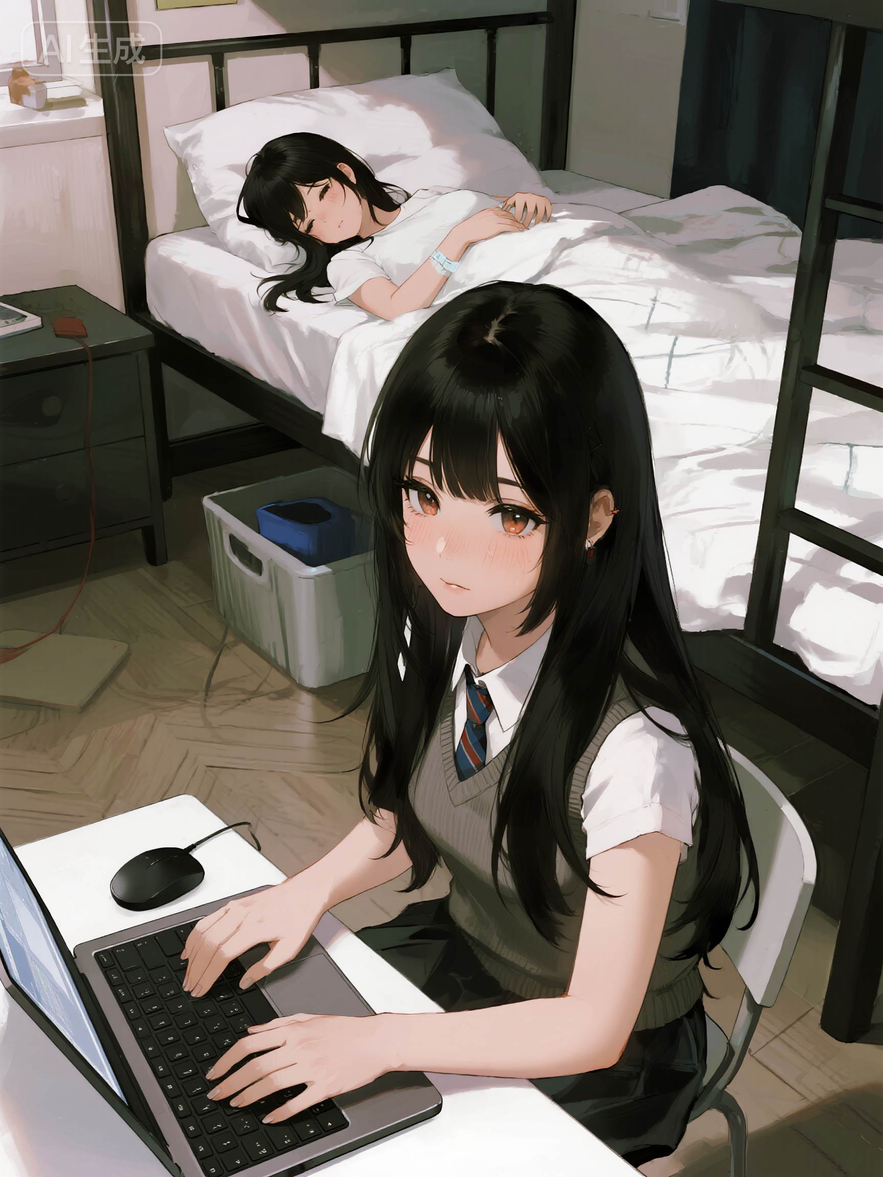 室友裝病，我反手保研