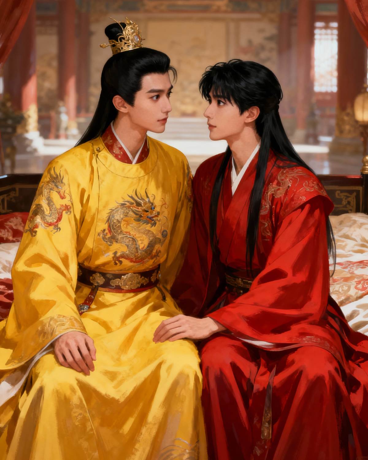 病弱炮灰皇子和親后