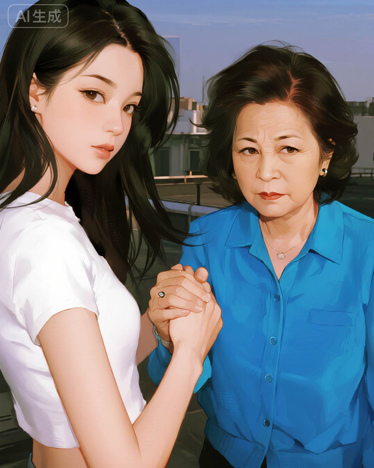 跳樓時，彈幕說我媽是真千金