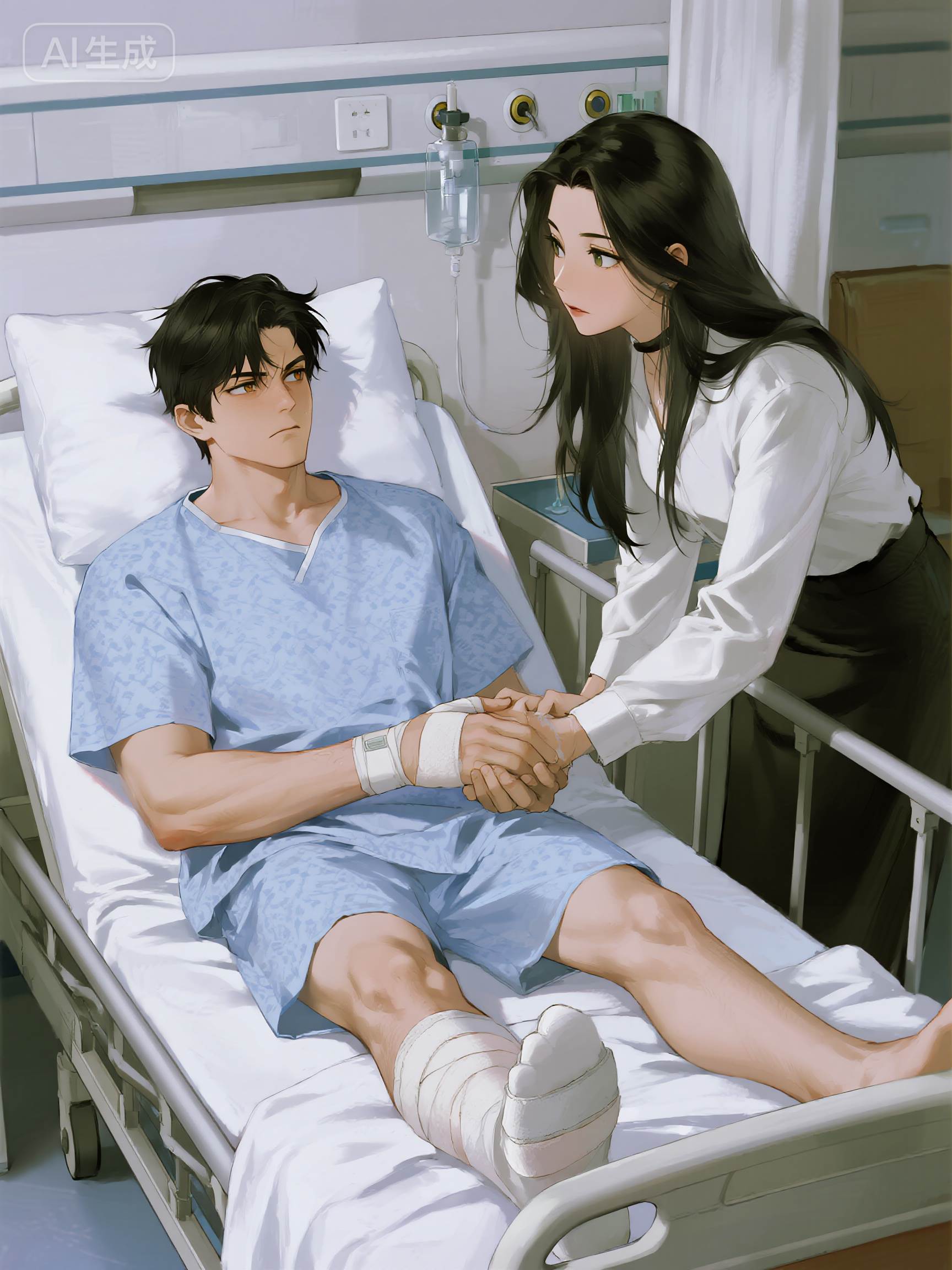 大孝子老公斷腿后，婆婆說沒錢治