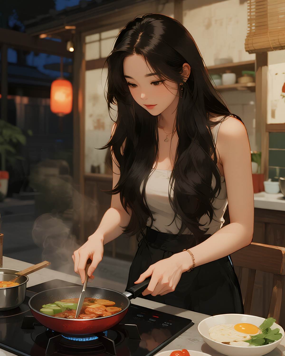 假千金的深夜食堂連通現代和古代