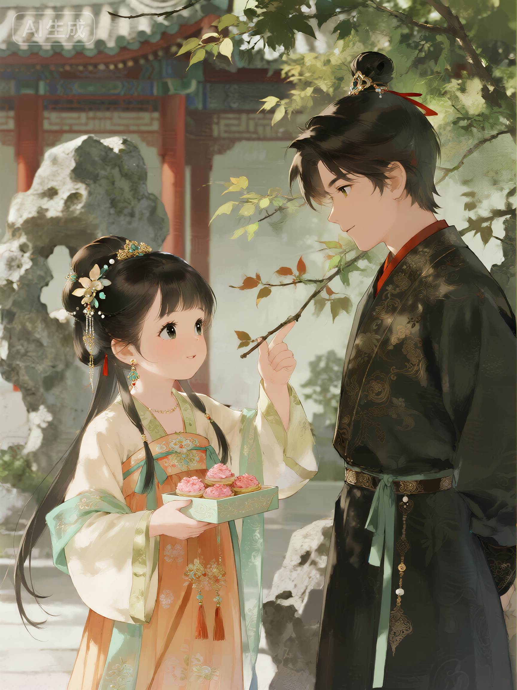 我憑藉一塊桃花酥，成了他的皇后