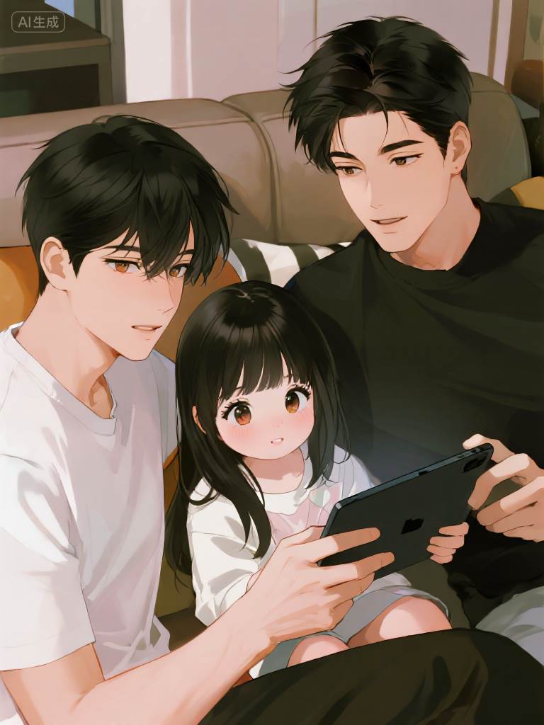 同時成了男主和反派的女兒后