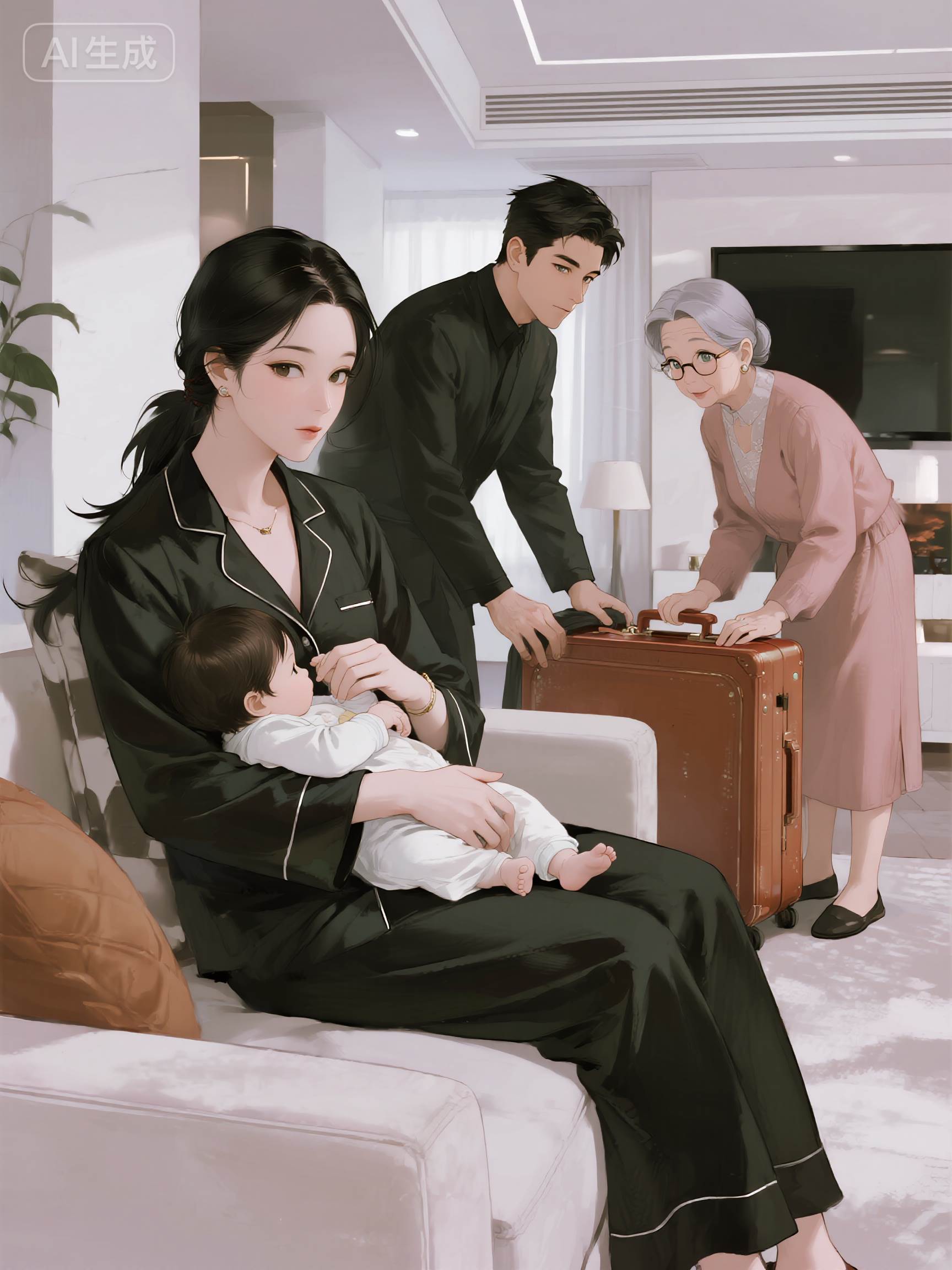 產后8天丈夫帶公婆外出旅游，回來家沒了