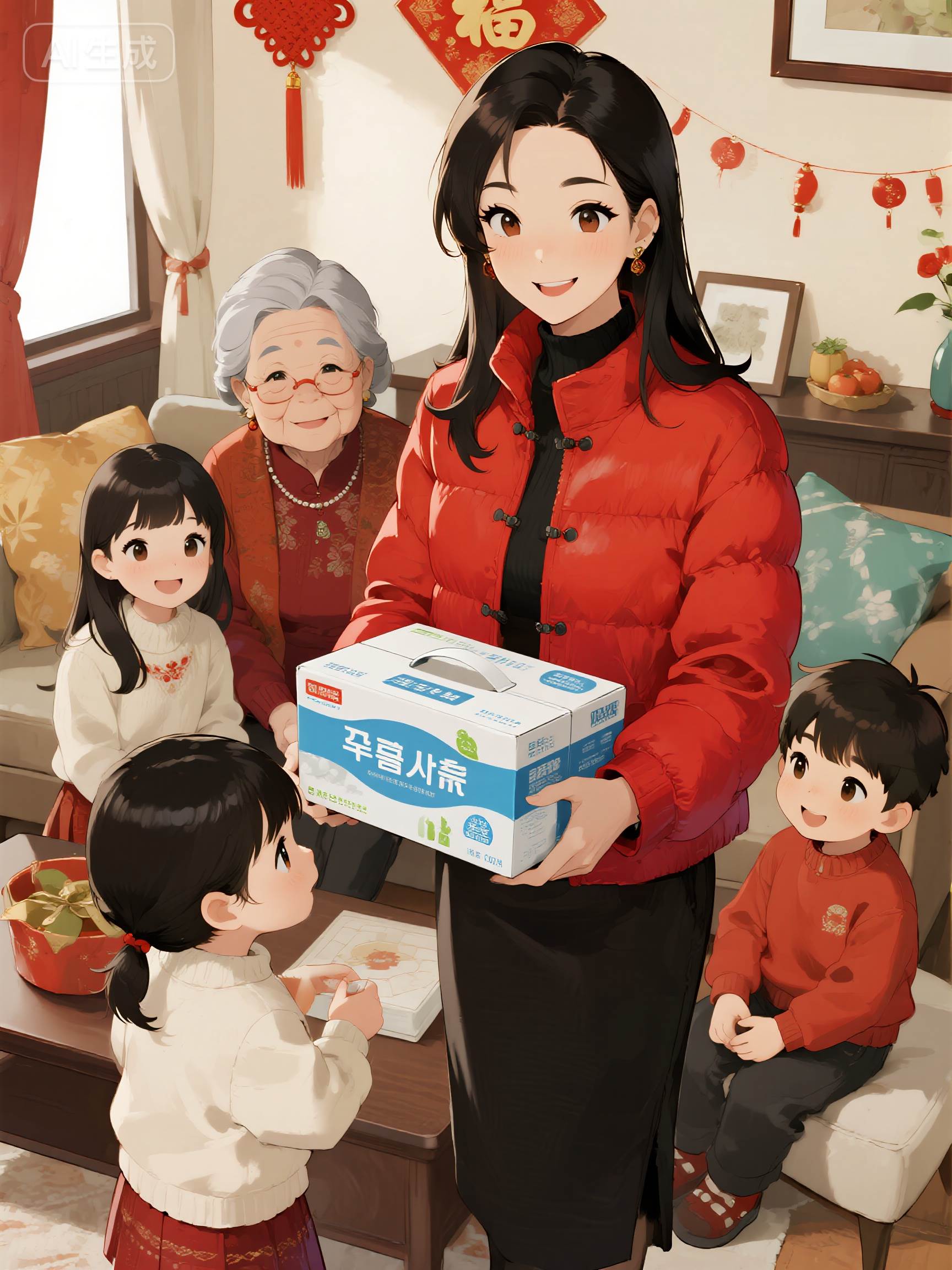 過年表姑送來過期牛奶