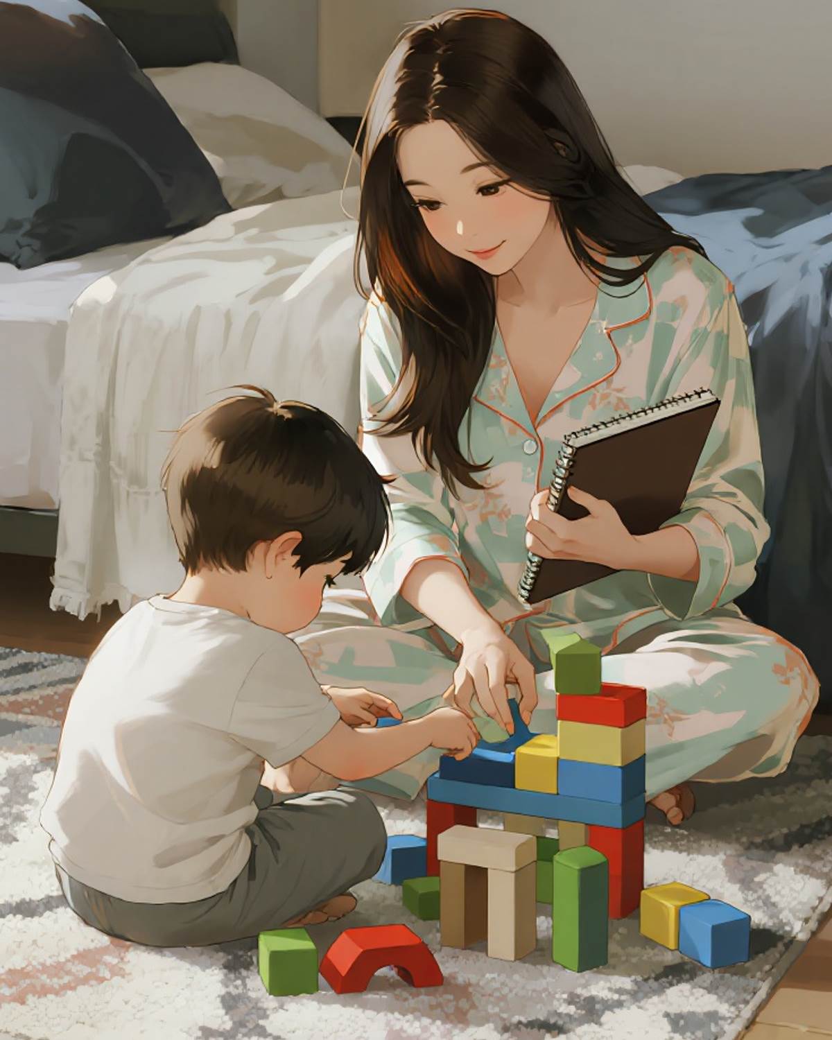 當女配開始佛系帶娃