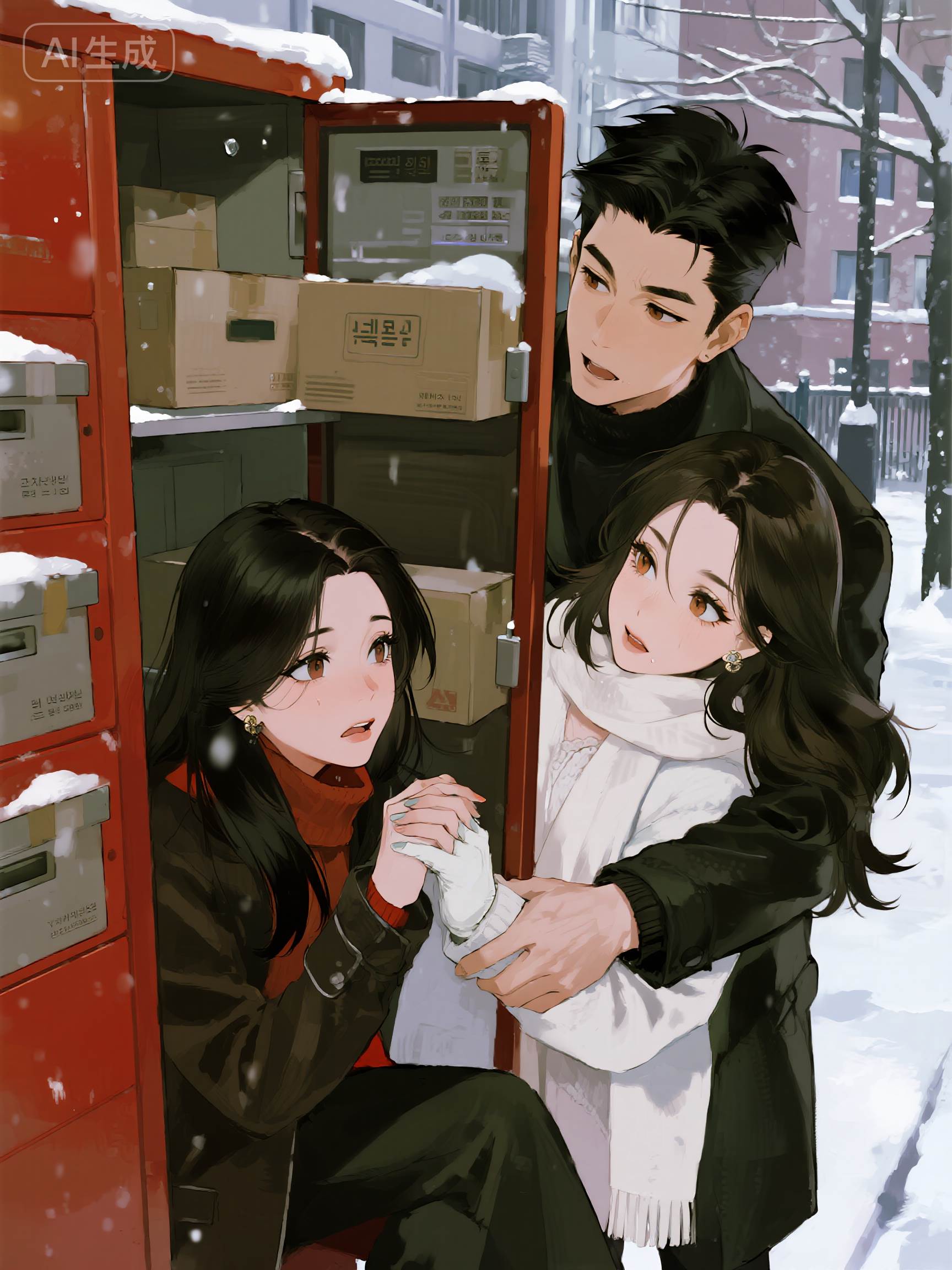 交了0.5元寄存費，我被老公鎖進快遞櫃