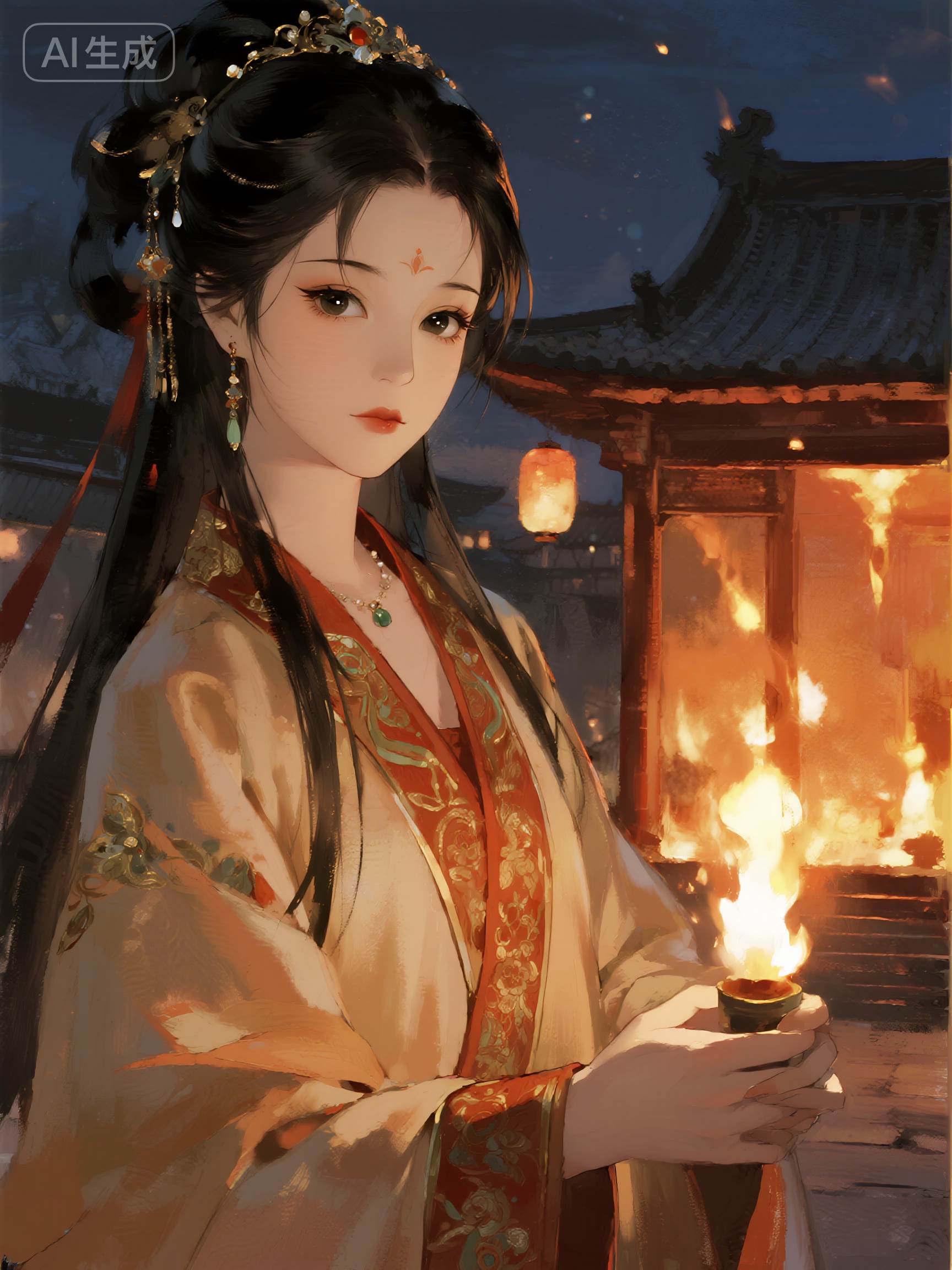 回侯府第一天，我燒死了假千金