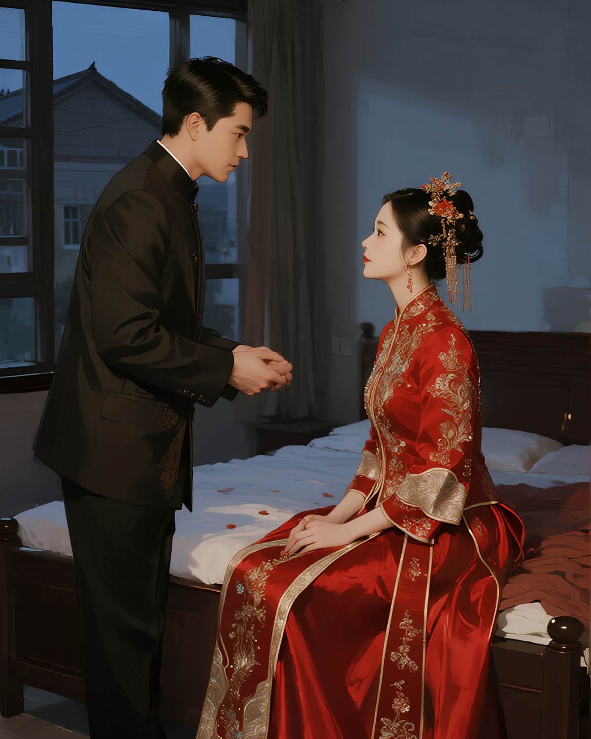 嫁給地主家的傻兒子，享闊太人生