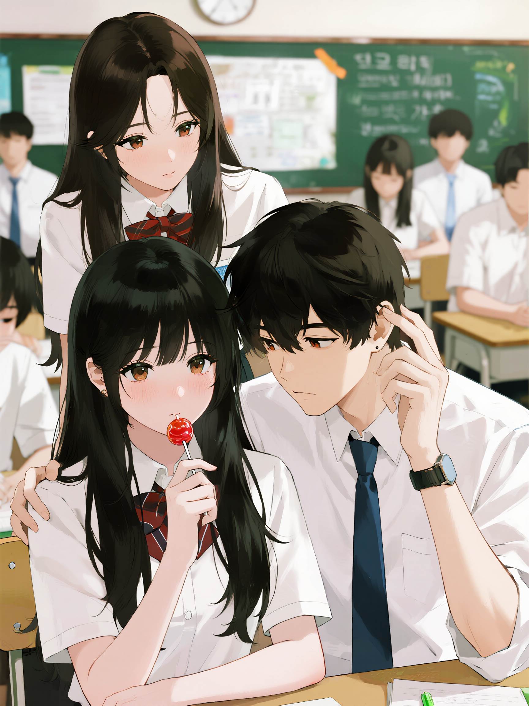 竹馬男友的心聲被曝光後，全校炸了