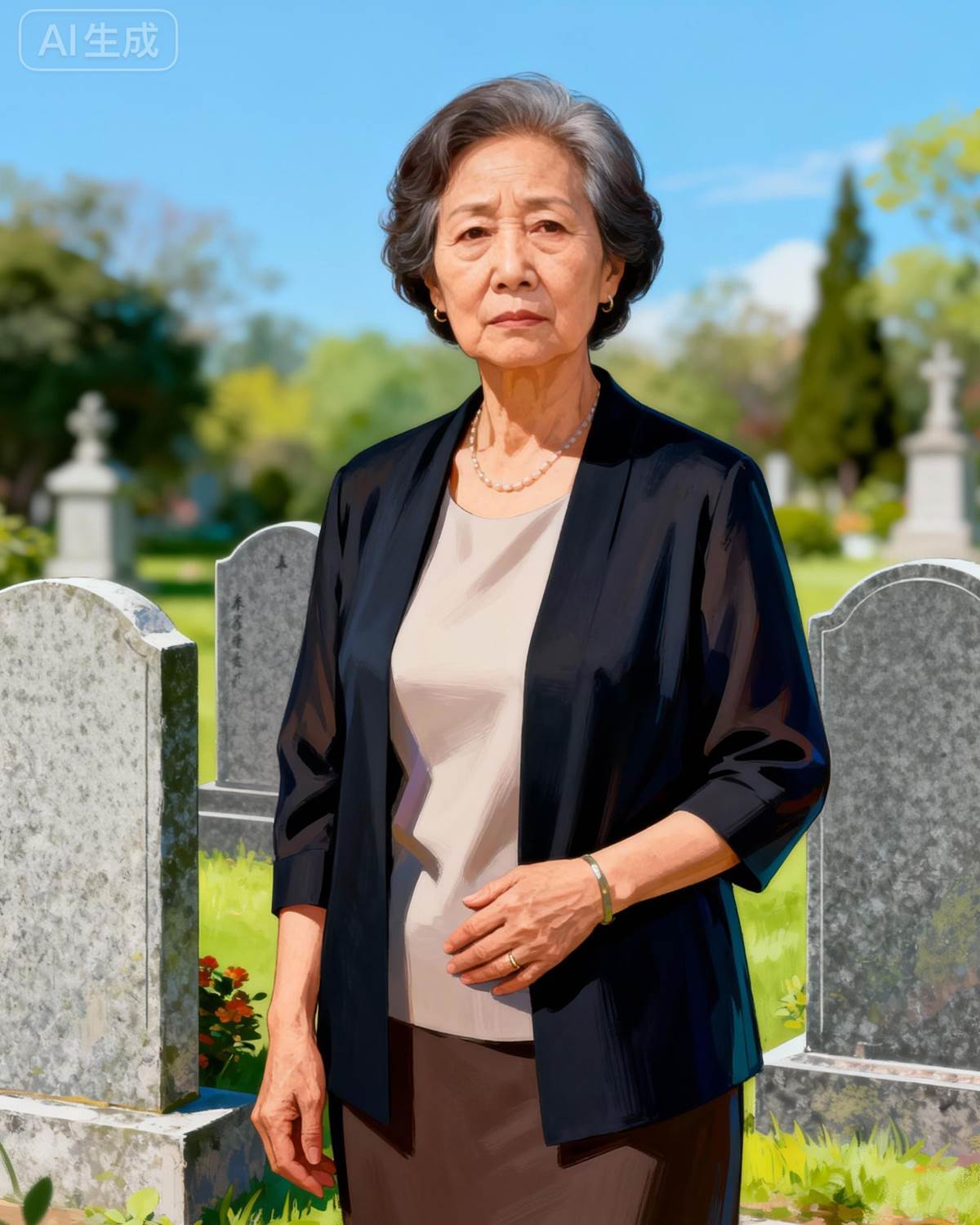 老伴死後，我才知三人墓碑沒有我