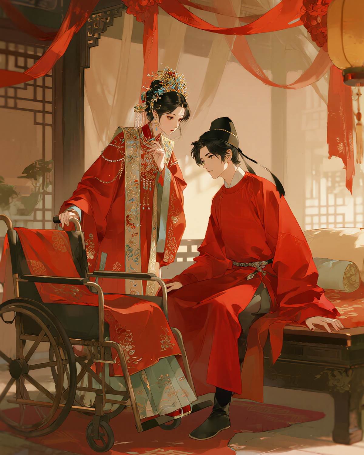 沖喜當天，我把王爺輪椅掰成麻花