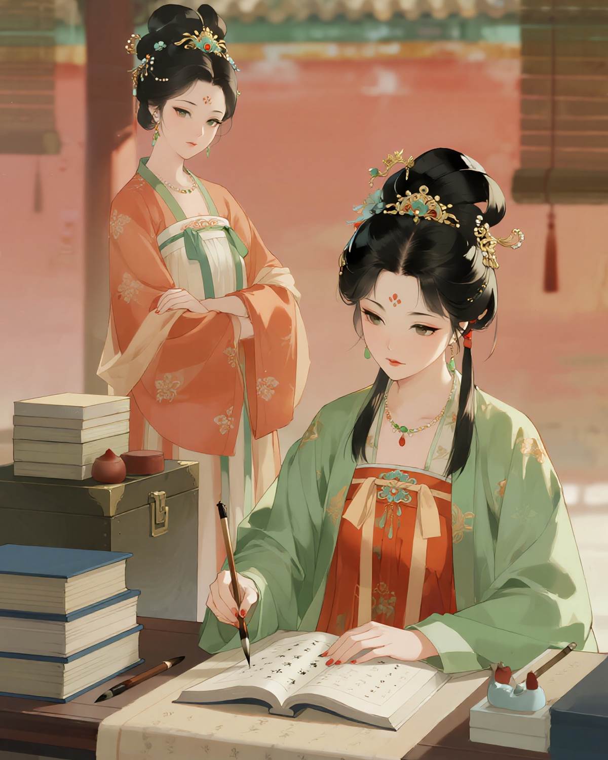 我在後宮寫同人