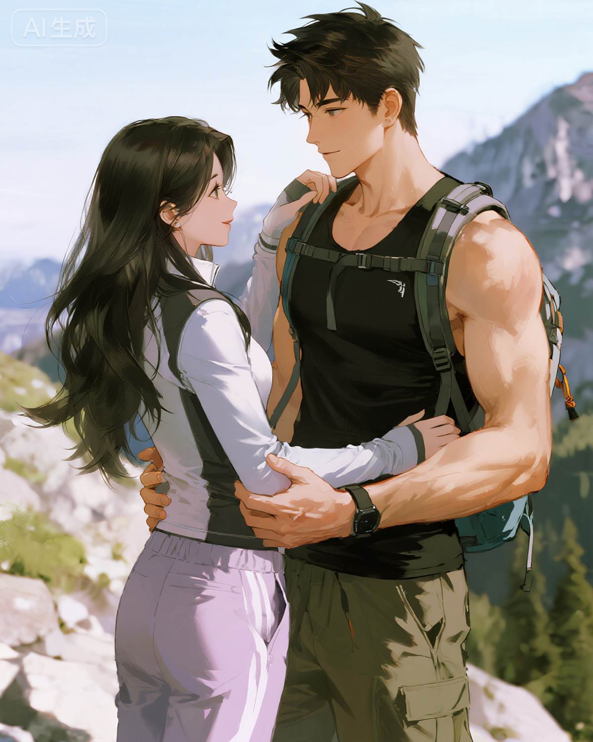 和小姑子爬山找陪爬，遇特警老公