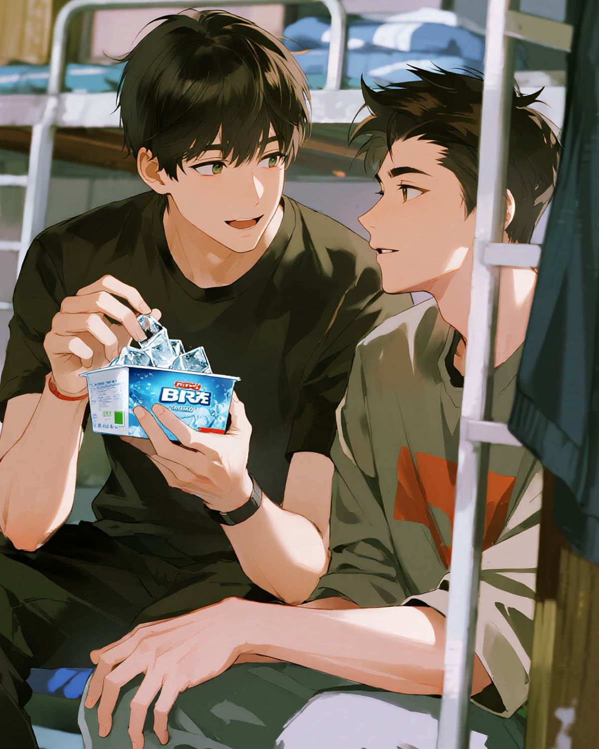 室友喜歡喂我吃冰塊