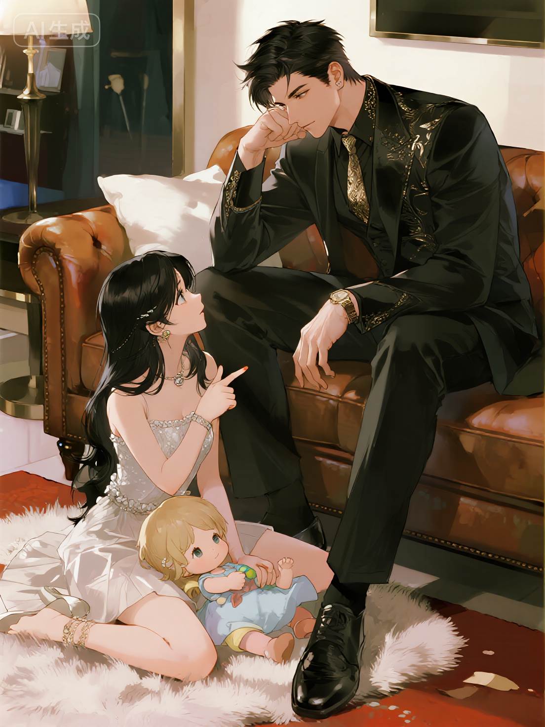 小奶妻被霸總撿走後，整日要親親