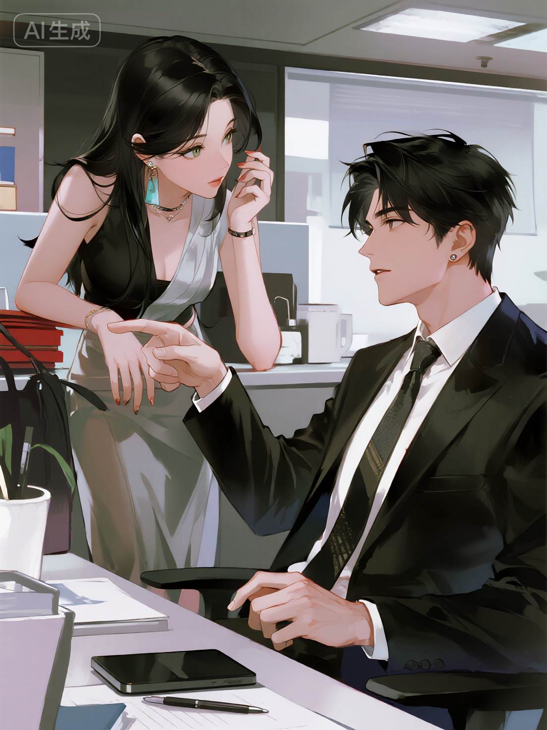 禁慾系老闆？他人後是大尾巴狼