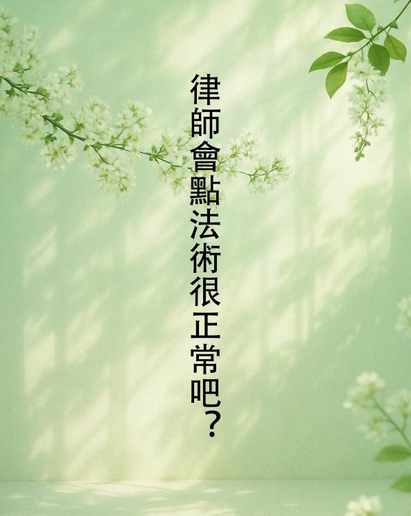 律師會點法術很正常吧？