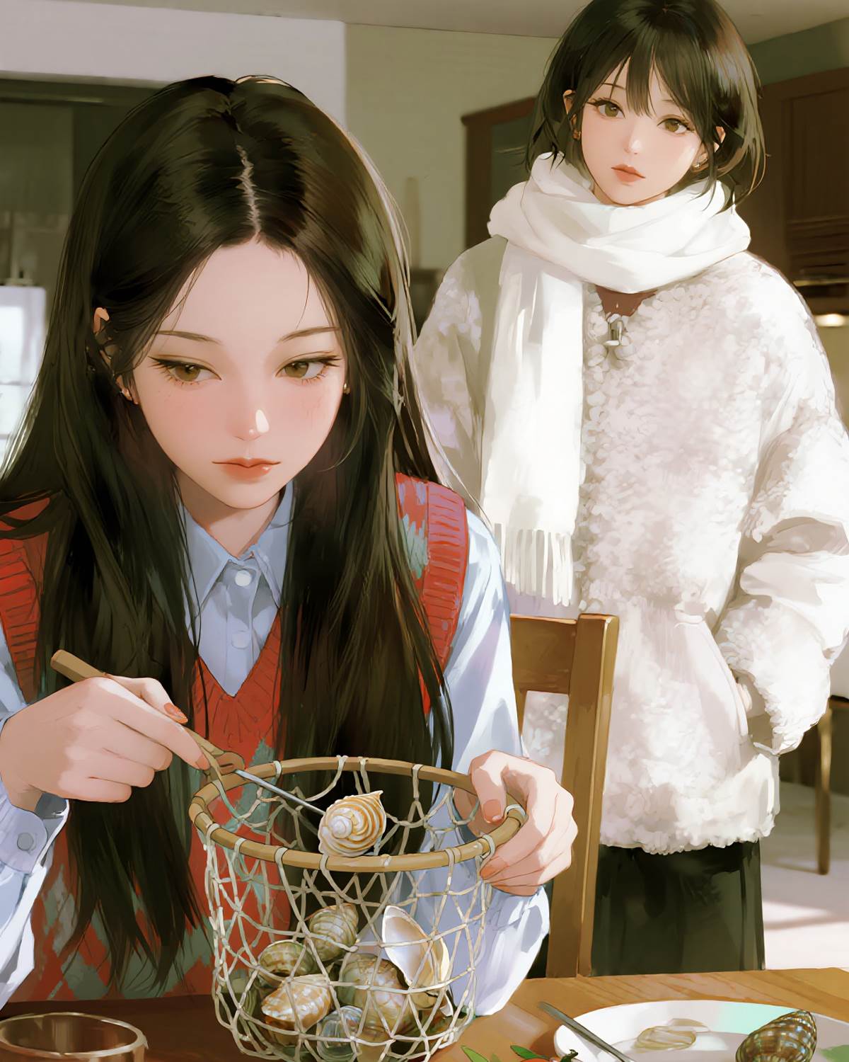 大年夜，小姑子要吃織紋螺