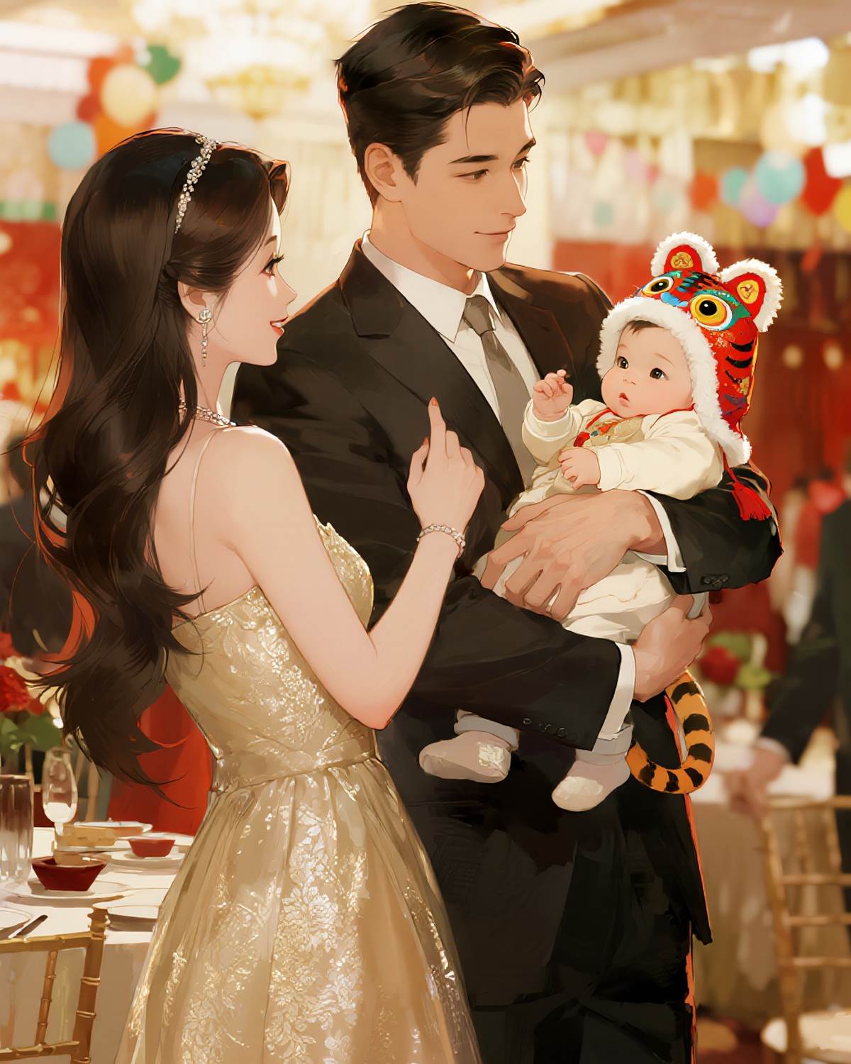 老公非洲失聯五年，他抱娃辦百日宴全家炸鍋了