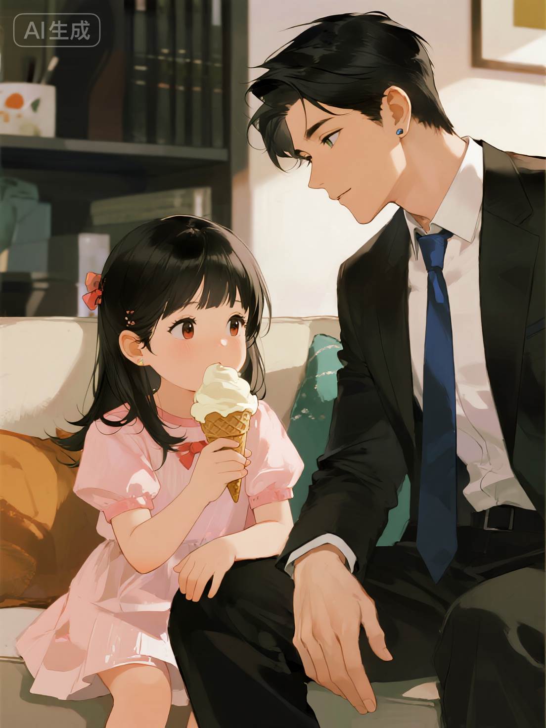 未來閨女找上門，京圈大佬變女兒奴