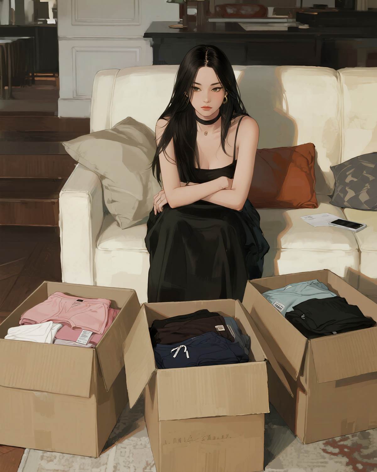 白月光寄來老公三箱內褲，我八塊八全送上拍賣場