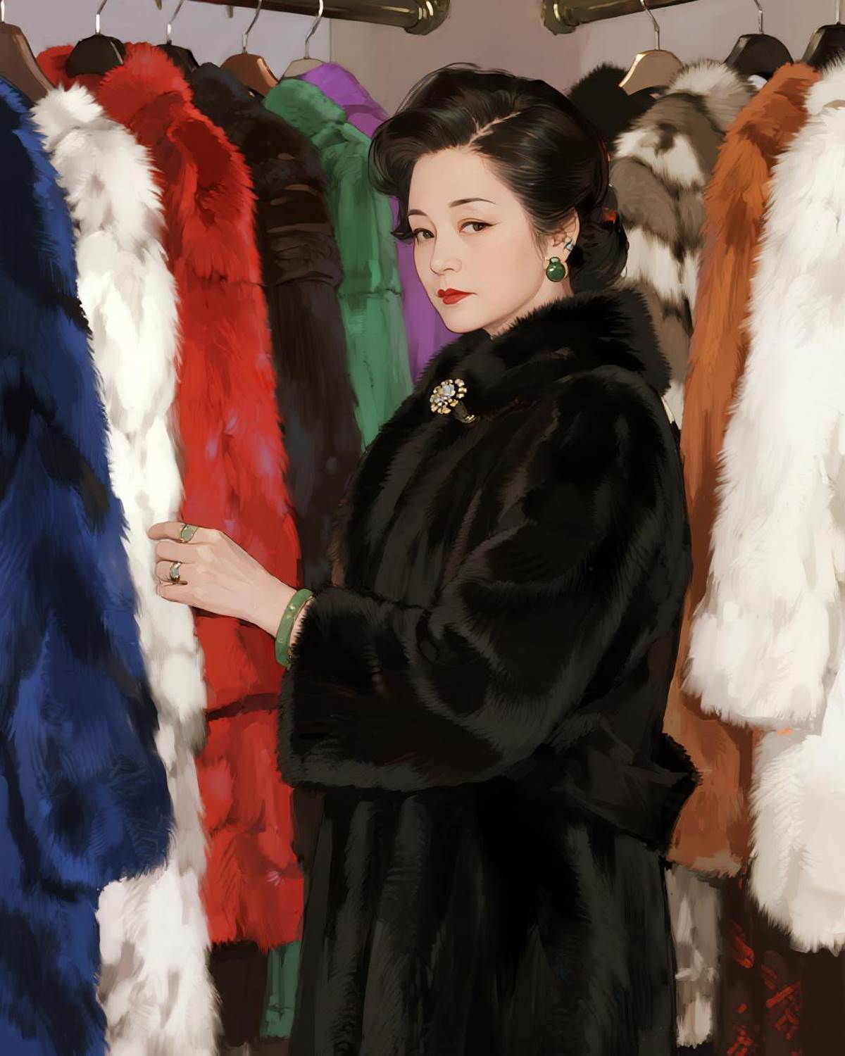 一櫃貂皮，半生清醒