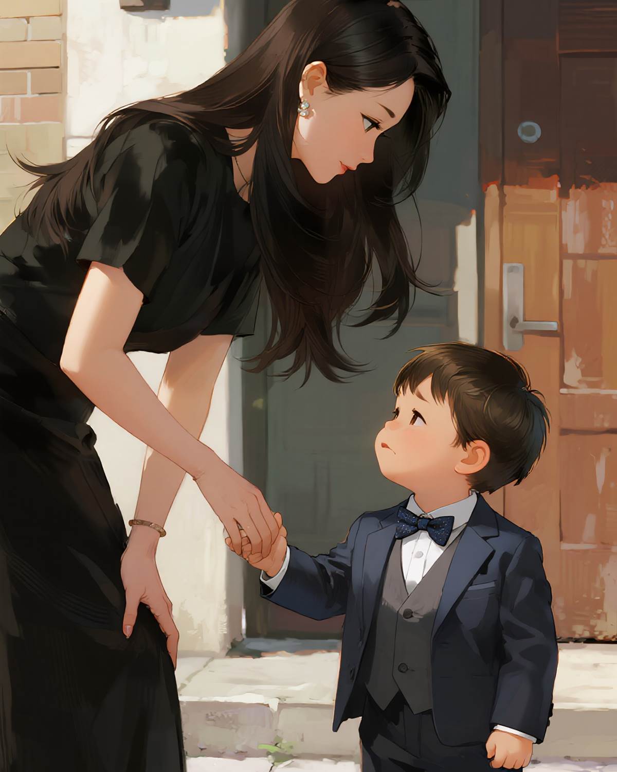 兒子說他來自五年後