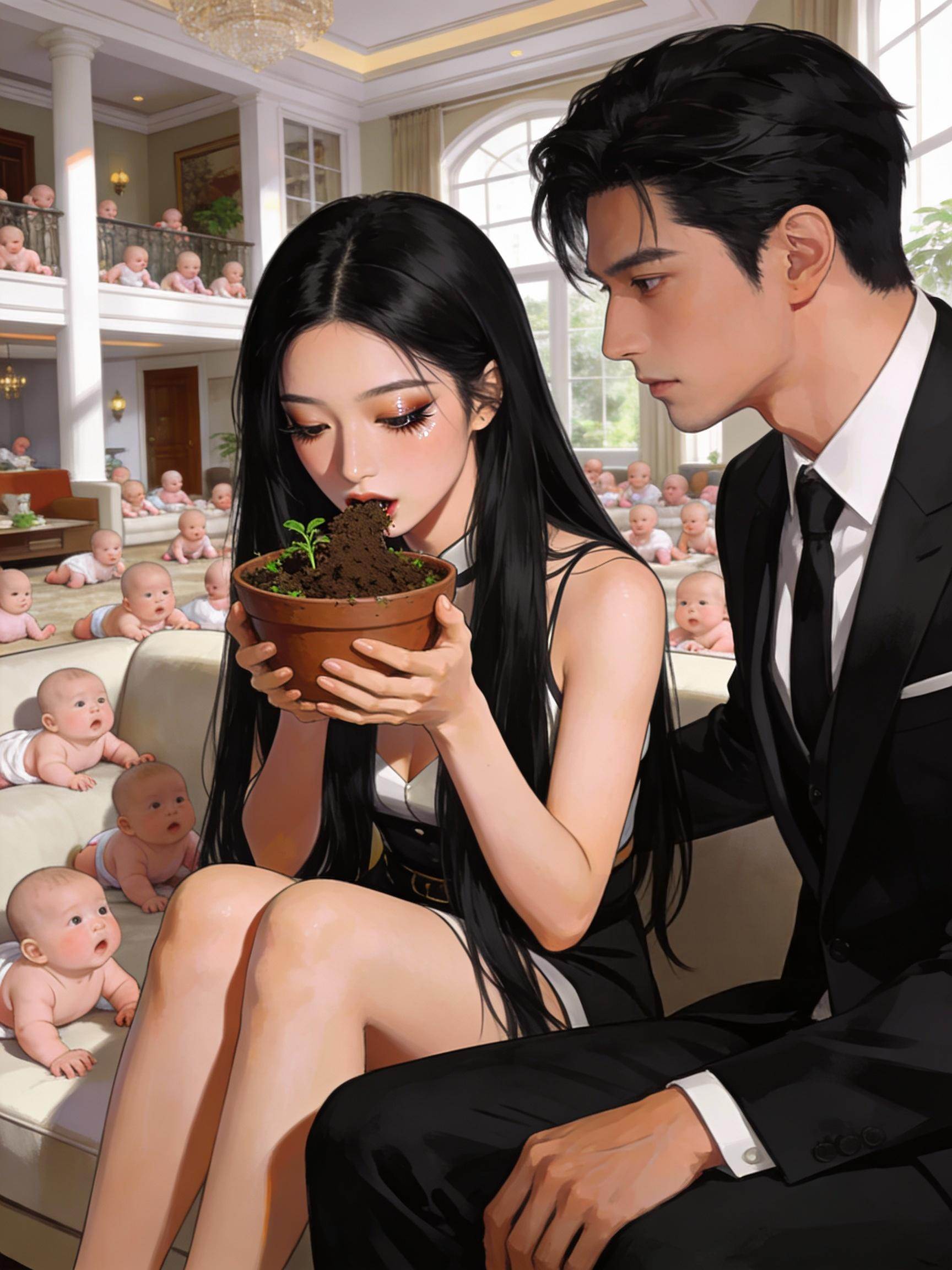 一胎九百九十九寶，霸總人傻了